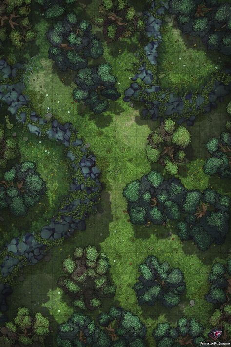 Map Inspiration, Forest Map, Dnd World Map, Battle Map, Tabletop Rpg Maps, Dnd Maps, Map Pictures, 8bit Art, Rpg Maps