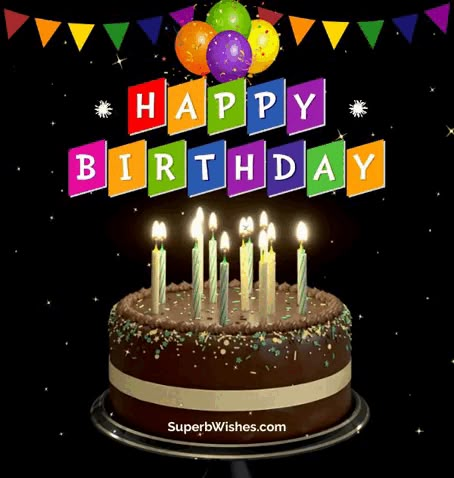 Lovely Happy Birthday GIF With Red Balloons | SuperbWishes.com Special Happy Birthday Wishes Gif, Happy Birthday Cake Gif, Happy Birthday Animation, Singing Birthday Cards, Gif Happy Birthday, Happy Birthday Gif Images, Special Happy Birthday Wishes, Happy Birthday Grandpa, Advance Happy Birthday