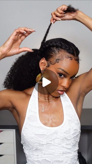 Heat Free® Hair on Instagram: "Just when you thought things couldn’t get more beautiful.   Get versatility, summer-ready styling, and perfect curls every time with the one-step upgrade of our Drawstring Ponytail.   For a limited time only, the entire site is 20% off during our Annual Spring Sale. Use code: BLOOM20 at checkout to save 🌸. Which one of these 5 looks are you trying first? Comment below!   🎥 Feat: For Kurls 18” Ultra Full Drawstring Ponytail  . . . . #ponytails #ponytailstyles #ponytailstyle #ponytailextensions #ponytailhairstyles #ponytail #sleekponytail  #clipinextension #clipinhairextension#clipinhairextensions #clipins #clipinhair #clipinsfornaturalhair#clipinsforblackwoman #clipinsforafricanamericanhair#clipinshair #naturalhairstyle #clipinsforblackgirls#curlyextensions Hair Jewelry Ponytail, Black Low Ponytail Hairstyles, Ponytail Black Women Natural Hair, Cuban Twist Ponytail, High Extended Ponytail Weave, Ponytails For Black Women Natural Hair, Curly Ponytail Extensions, Ponitailhairstyle Black Women, Protective Ponytails For Natural Hair