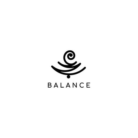 Free Logo Maker | Create Your Logo in 5 Minutes - Fiverr Relax Tattoo, Tattoo Yoga, Meaningful Symbol Tattoos, Balance Tattoo, Yoga Logo Design, Balance Logo, Yoga Symbols, Unalome Tattoo, Handpoke Tattoo