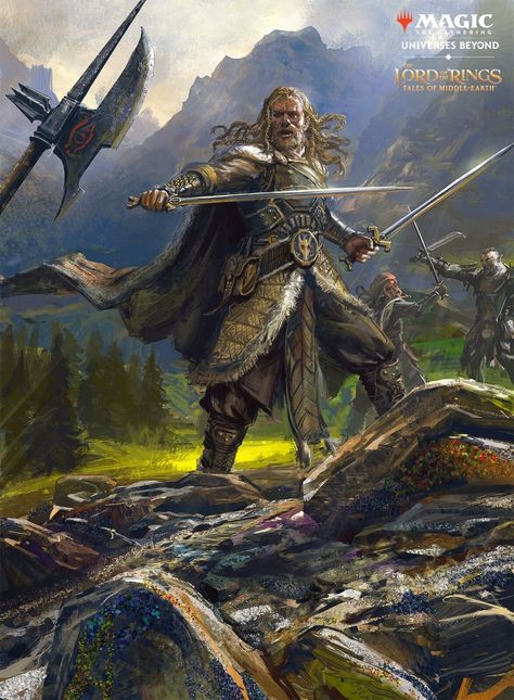 Fantasy Fighter, Mtg Art, Fantasy Inspiration, Sci Fi Fantasy, Middle Earth, Magic The Gathering, The Rings, Lord Of The Rings, The Gathering