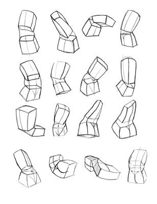 Torso Anatomy Drawing, Torso Practice, Simplified Anatomy, Anatomy Drawing Practice, Torso Anatomy, Figure Drawing Tutorial, Geometric Shapes Drawing, Body Part Drawing, Human Body Drawing