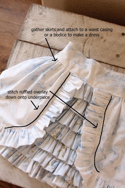 Layered Ruffles Skirt - girl.  Oh my word!  ADORABLE!  At least, for a little girl.  Maybe with a different type of fabric and some other alterations an older girl could pull it off, though. Ruffles Skirt, Layered Ruffle Skirt, Cute Bottoms, Skirt Tutorial, Girls Skirts, Trendy Sewing, Diy Skirt, Trendy Skirts, Couture Mode