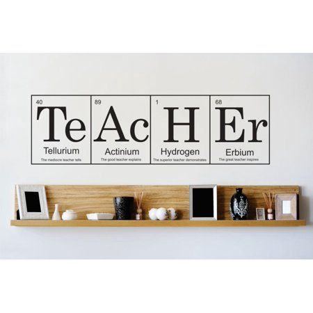 Custom Wall Decal Vinyl Sticker : Teacher School Classroom Image Quote Bedroom Bathroom Living Room Mural : 12 X30" - Teacher Room Decorations, Teachers Lounge Decor, Break Room Decor, Teachers Lounge Makeover, House Room Design, Classroom Bathroom, Living Room Mural, School Office Decor, Staff Lounge