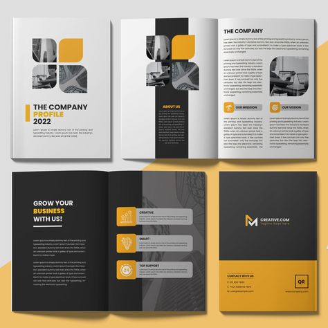 "Company Profile Brochure Indesign Template Instant Download Perfect for corporate business advertisement, and business proposals and can be used for other businesses too. it is super simple to edit and customize with your own details! Simply add your own images and text, I hope you like it. This is not a mock-up ▶  F E A T U R E S ✔ Easy Edit Template ✔ Instant Download - your files are available immediately after purchase ✔ Professional, clean design ✔ Easy to edit in many formats: Indd (Indes #printmockup #mockupdesign #productmockup #psdmockup #mockupfree #mockuptemplates #packagingmockup Company Profile Inspiration, Business Magazine Cover Design, Company Magazine Design, Business Brochure Design Templates, Corporate Brochure Cover Design, Proposal Document Design, Product Catalog Design Layout Templates, Company Profile Template Free Download, Corporate Magazine Cover