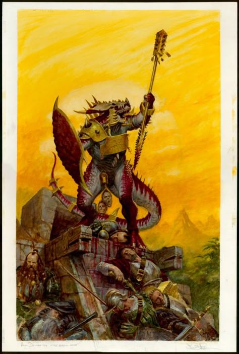 Lizardmen Warhammer, Warhammer Fantasy Roleplay, Scifi Fantasy Art, Lotr Art, Fantasy Battle, Warhammer Art, Traditional Games, Weird Creatures, Warhammer Fantasy