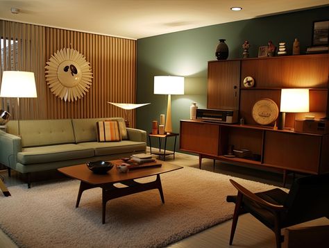 Design Time Capsule: Exploring Interior Styles of the 1950s, 1960s, and 1970s » Redecor 60s Interior Design, 1950s Interior Design, 1960s Interior Design, 1960s Interior, 60s Home Decor, 60s Interior, 70s Interior Design, Mid Century Interior Design, 60s Home