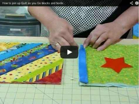 Colchas Quilting, Quilting Videos, Quilt As You Go, Quilt Binding, Patchwork Quilting, Quilting For Beginners, Quilting Techniques, Rag Quilt, Patch Quilt