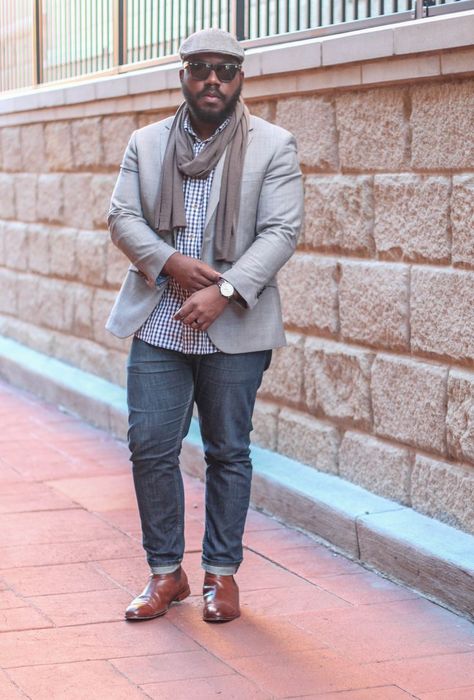 Fashion Ideas For Big Men, Plus Size Men Business Attire, Big Men Fashion Plus Size Casual, Notoriously Dapper, Spring Style Men, Chubby Men Fashion, Large Men Fashion, Business Casual Outfit Ideas, Smart Casual Work