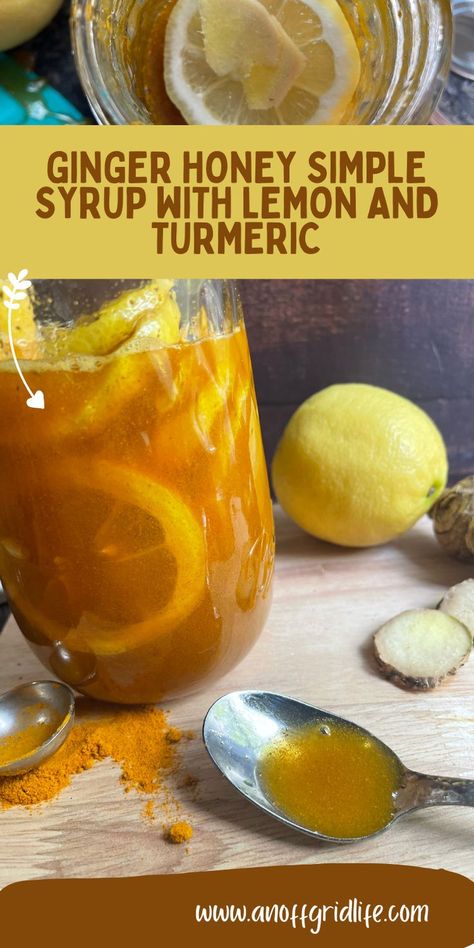 Ginger honey syrup in glass jar. Drinks For Sore Throat, Home Remedies For Cold, Throat Tea, Cough Syrup Recipe, Cold Sore Relief, Honey Lemon Tea, Sore Throat Tea, Ginger Lemon Tea, Homemade Cough Syrup