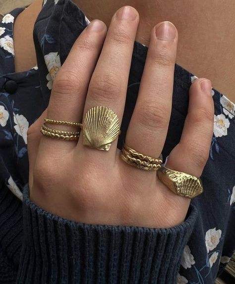 Gold Girl, Nail Jewelry, Dope Jewelry, Funky Jewelry, Stacked Jewelry, Jewelry Lookbook, Mode Inspo, Girly Jewelry, Dream Jewelry