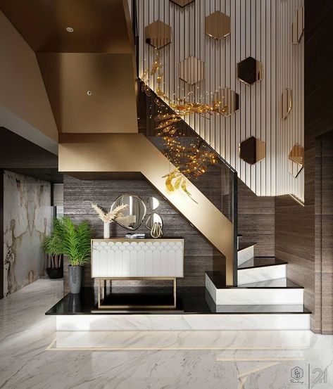 staircase design modern stair walls Stairs Wall Design Modern, Staircase Wall Design Modern, Stair Wall Design, Stairs Wall Design, Staircase Wall Design, Luxury Stairs, Stair Walls, Minecraft Decoration, Staircase Interior Design