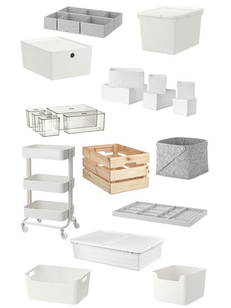 The Best Organization Essentials from IKEA - Danielle Moss Modern Boho Office Space, Organising Ideas Closet, Drawer Organizer Ikea, Boho Storage Bins, Closet Organization Essentials, Ikea Drawer Organization, Ikea Home Organization, Ikea Essentials, Ikea Organization Ideas