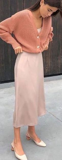 Pink Fall Outfits, Pink Fall, Mode Inspo, 가을 패션, Mode Inspiration, Looks Vintage, Modest Outfits, Fall Outfit, Work Outfits