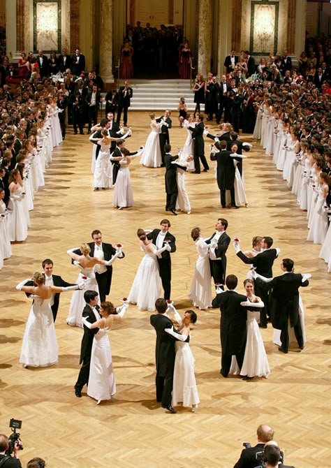 z- Viennese Waltz (Wiener Walzer) at Formal Ball- Vienna, Austria Ball Room Dance, Modern Dans, Viennese Waltz, Ball Room, A Night At The Opera, Debutante Ball, Shall We Dance, Holidays Around The World, Dance With Me