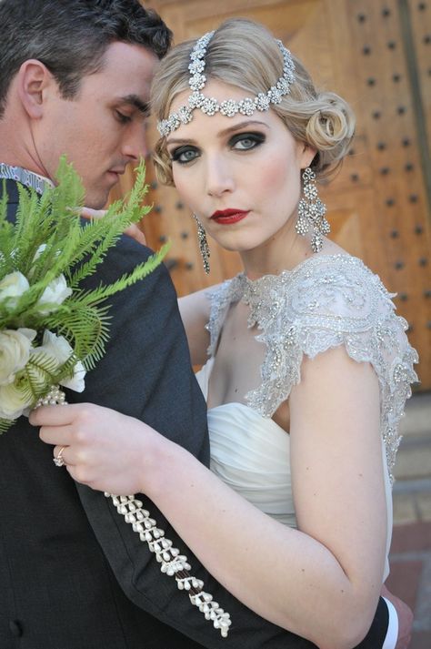 Romantic bridal hair