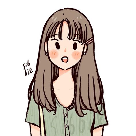 sibbil (@sibbil_) • Instagram photos and videos Cartoon Girl Drawing, Illustration Art Girl, Arte Sketchbook, Cute Cartoon Drawings, Cute Little Drawings, 영감을 주는 캐릭터, Girls Cartoon Art, Kawaii Art, Girly Art