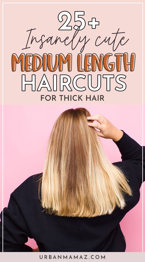 Medium Length Haircut Ideas Very Long Bob, Cute Medium Length Haircuts, Medium Length Haircuts, Haircuts For Thick Hair, Thick Wavy Hair, Layered Haircuts For Medium Hair, Beauty Hairstyles, Long Bob Haircuts, Haircuts For Medium Hair