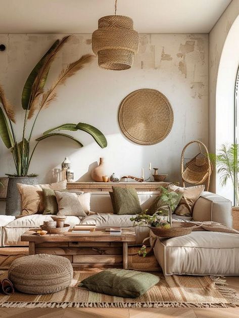 Earthy Neutral Home Decor, Earthy Lounge Room, Boho Couches Living Room, Boho Lounge Room Ideas, Boho Interior Design Bohemian Homes, Boho Lounge Room, Small Bohemian Living Room, Earthy Boho Living Room, Vibrant Living Room Ideas