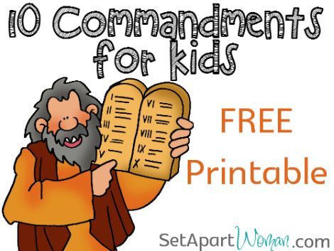 Ten Commandments Printable Free, 10 Commandments Craft Printables, 10 Commandments Of The Bible, Fall Festival Game Ideas, 10 Commandments Kids, Festival Game Ideas, 10 Commandments For Kids, Thanksgiving Sunday School Lesson, Thanksgiving Sunday School