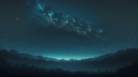 Wallpaper : minimalism, ai art, simple background, landscape, mountains, night sky, stars, nature 3840x2160 - UnknownViolence - 2202267 - HD Wallpapers - WallHere Night Sky Wallpaper Landscape, Simple Background Landscape, Simple Pc Wallpaper, Night Sky Hd, Mountains Night, Hd Landscape, Mountains At Night, Night Reflection, 3840x2160 Wallpaper