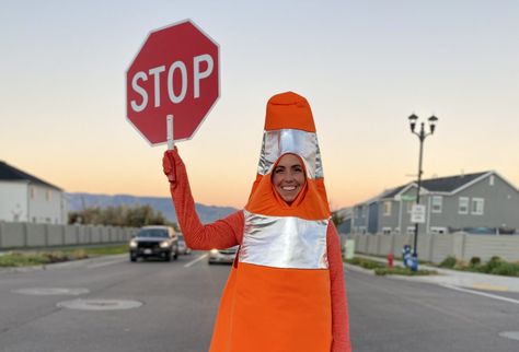 Crossing Guard, School Zone, Traffic Cone, Tuesday Morning, Mom Dress, Elementary School, Firefighter, Elementary Schools, Helping Kids