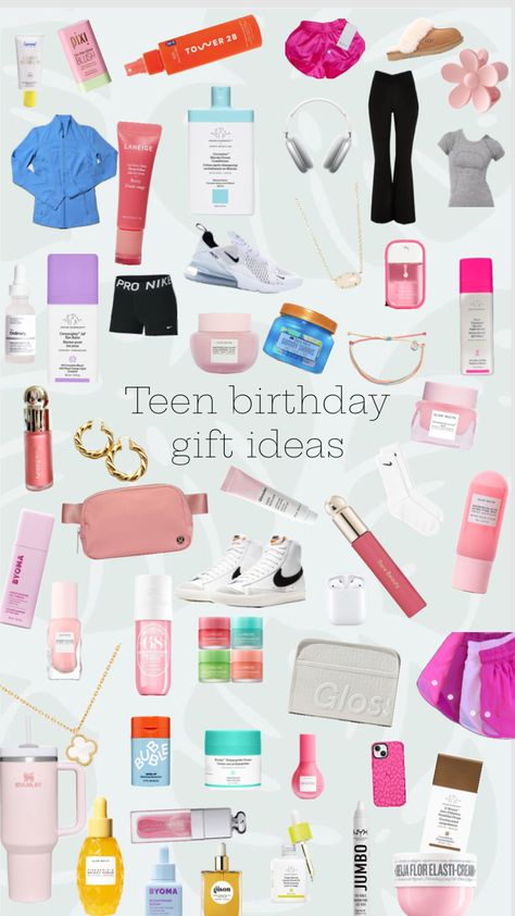 🎉🥳Teen birthday gift ideas (for girls)🥳🎉 Teen Birthday Gift Ideas, Teen Christmas Wishlist, Bday Gift Ideas, Oil Painting Portraits, Birthday Baskets, Preppy Birthday Gifts, Teenager Birthday Gifts, Girly Gifts Ideas, Watermelon Wallpaper