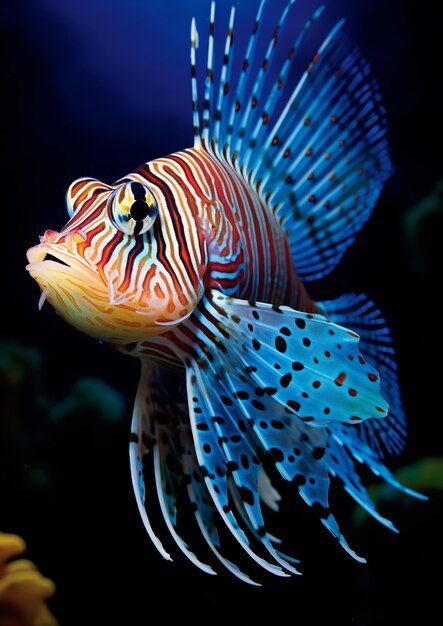 Dive into owning a Lionfish! Get insights on the costs & care of this striking marine pet. Perfect for aquarium enthusiasts. #Lionfish #AquariumLife #PetCosts #MarinePets #Fishkeeping #ExoticFish #Aquarists #PetBudgeting #UnderwaterPets #TropicalFish Beautiful Sea Creatures Ocean Life, Lionfish Photography, Mermaid Concept Art, Mermaid Concept, Fish Reference, Fish Sculptures, Beautiful Tropical Fish, Deep Sea Fish, Funky Fish