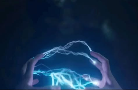 Super Power Visuals, Electric Powers Gif, Lightning Superhero Oc, Electricity Powers Gif, Electric Superpowers, Electric Powers Aesthetic, Lightning Abilities, Electric Powers Magic, Electricity Powers Aesthetic