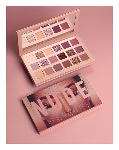 Huda Beauty | The New Nude Eyeshadow Palette | Cult Beauty Huda Palette, Holiday Makeup Christmas, Huda Beauty Rose Gold, Cosmetic Brands, Nude Palette, Nude Eyeshadow, Trendy Makeup, Latest Makeup, Holiday Makeup