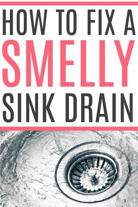 Kitchen Drain Smell, Smelly Sink Drain, Sink Drain Smell, Cleaning Sink Drains, Diy Drain Cleaner, Smelly Sink, Smelly Drain, Sink Drain Cleaner, Kitchen Cleaning Tips