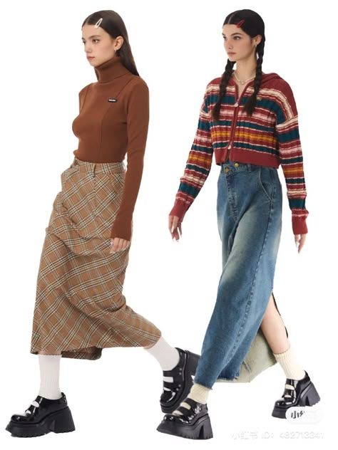 Plaid 90s Outfit, Collage Clothes Outfit, Vintage Ootd Inspiration, 90's Ootd, Vintage Lookbook Outfits, Outfit Collage Ideas, Collage Outfit Ideas, Collage Fits, Ootd Retro