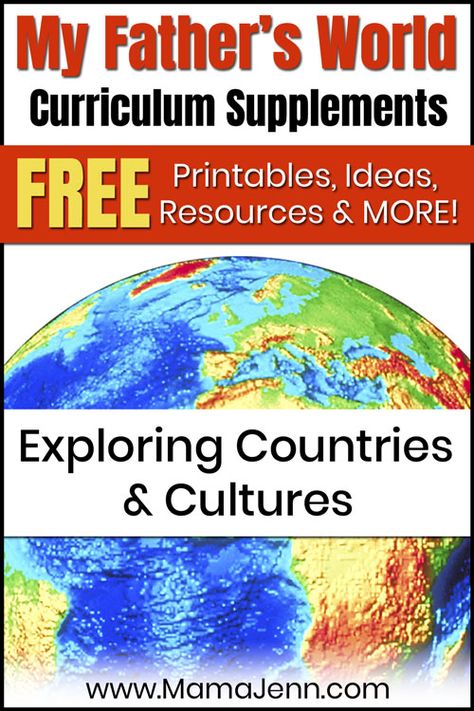 Exploring Countries And Cultures Mfw, History Homeschool Curriculum, Classical Christian Education, My Fathers World, History Homeschool, World Creation, Unit Studies Homeschool, Geography Activities, History Worksheets