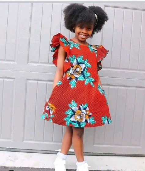 Baby African Clothes, African Kids Clothes, Ankara Styles For Kids, African Dresses For Kids, Styles For Kids, Kids Dress Wear, Ankara Dresses, Dresses For Kids, Kids Gown