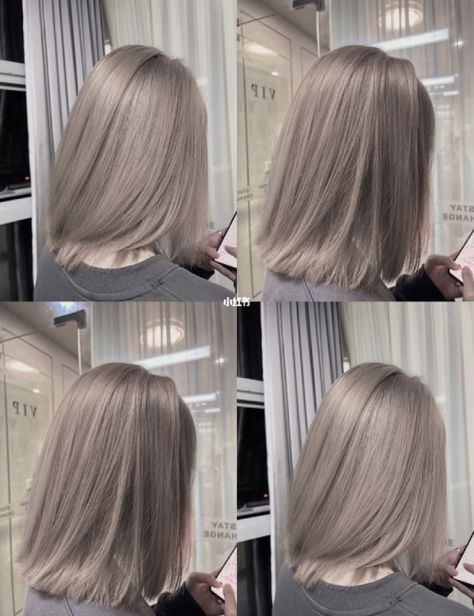 “Milk tea” beige hair colours are the new ash greys – here’s how to wear these trending shades – Beauty magazine for women in Malaysia – Beauty tips, discounts, trends and more Milk Tea Beige Hair, Beige Hair Color, Light Ash Brown Hair, Ashy Blonde Hair, Grey Brown Hair, Ash Grey Hair, Ashy Hair, Hair Color Asian, Beige Hair