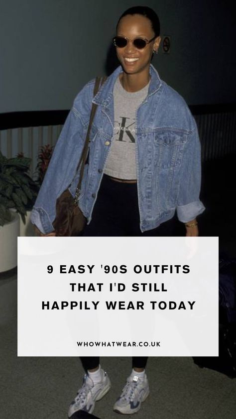 Nineties fashion is a funny old world. On one hand, the '90s brought us incredible outfits, but there are items we'd like to forget. Old School Clothes 90s, 90s Inspired Winter Outfits, 90's Jeans Outfit, Dj Tanner Style, 90s Womens Fashion Outfits, 90s Mum Fashion, 90s Summer Outfits Party, 90s Mom Fashion Outfits, 90s Mom Style