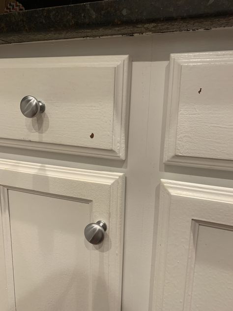 Strip Paint Off Kitchen Cabinets, Repaint Painted Cabinets, How To Paint Old Cabinets, How To Paint Painted Cabinets, Painting Painted Cabinets, How To Remove Paint From Cabinets, How To Paint Over Painted Cabinets, Strip Paint Off Cabinets, Stripping Paint From Wood Cabinets