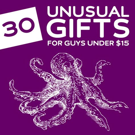 30 Unusual Gifts for Men Under 15 Dollars- for those that want to give a little differently this year. Nothing like a good surprise! Unusual Gifts For Men, Xmas Gift Ideas, Gifts For Guys, Unique Gifts For Men, 30 Gifts, Best Gifts For Men, Unusual Gifts, Mens Golf, Trendy Gift