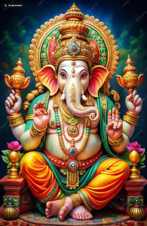 Ganesh Wallpaper Beautiful, ഗണപതി ഭഗവാൻ, Ganesh Ji Photo, Om Ganesh, श्री गणेश, गणपती बाप्पा, Photos Of Ganesha, Ganpati Bappa Wallpapers, Buddha Art Drawing