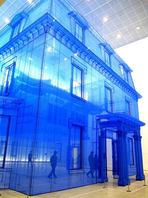 Do Ho Suh, Home within Home, 2013 Do Ho Suh, Exhibition Building, National University, Artistic Installation, Wire Frame, Sculpture Installation, Art Installation, Art Installations, Booth Design