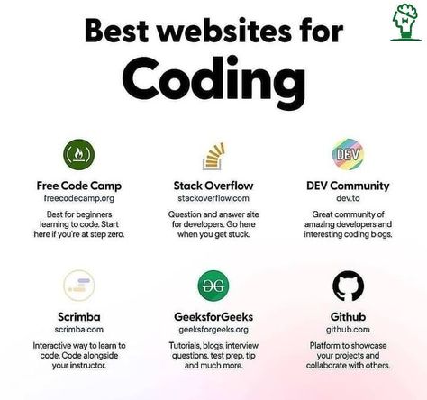 Website For Coding, Best Websites To Learn Coding, Coding Learning Website, C Coding, Computer Science Tips, Learning To Code, Computer Skills Learning, How To Code For Beginners, What Is Computer Coding