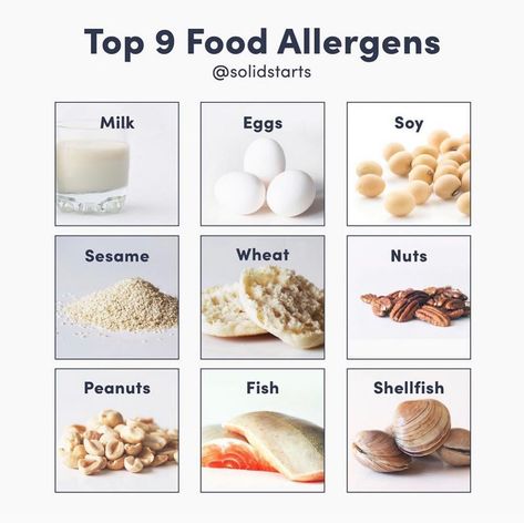 Some facts about food allergens you may not know: ⠀⠀⠀⠀⠀⠀⠀⠀⠀⠀⠀ 1️⃣Cow’s milk and hen’s egg are the most common allergies for babies.… Baby Food Allergies, Solid Starts, Led Weaning First Foods, Facts About Food, Baby Led Weaning First Foods, Common Food Allergies, Food Allergies Awareness, Led Weaning Recipes, Baby Led Weaning Recipes