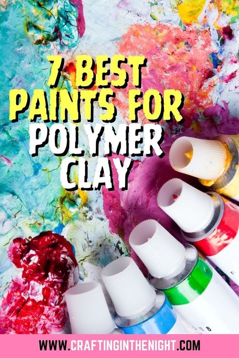 It is widely agreed that the best paints for polymer clay are water-based acrylic paints. Alcohol inks, mica powders, and oil paints also stand out as excellent options for this medium. Experimenting with different painting techniques and mediums can add a unique touch to your polymer clay creations. If it is your first time working with polymer clay and you are looking for some of the best options, take a look at the article.#art #polymerclay #paint #colors #artsupplies #craftinginthenight Paint For Polymer Clay, Can You Paint Polymer Clay, Paint Polymer Clay How To, How To Paint Polymer Clay Earrings, Polymer Clay Painting Techniques, Polymer Clay Tips And Tricks, Painting On Polymer Clay, Paint Polymer Clay, Painting Polymer Clay