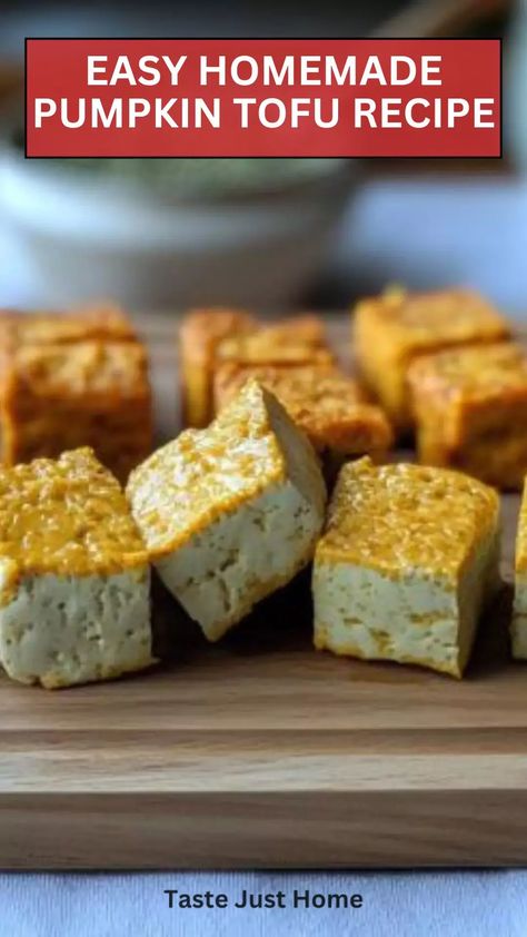 Easy homemade Pumpkin tofu recipe – Taste Just Home Pumpkin Tofu, Tofu Recipe, How To Make Pumpkin, Spiced Pumpkin, Self Reliance, Waste Management, Homemade Pumpkin, Tofu Recipes, Pastry Cake