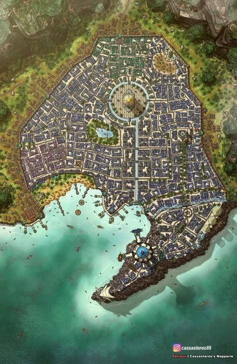 Dnd City Map, Fantasy Country, Map Images, Fantasy City Map, Fantasy Map Making, Dnd Stories, Dnd World Map, Fantasy Town, Fantasy World Map