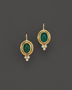 Drop Earrings - Bloomingdale's Diamon Earrings, Diy Wedding Ring, Earrings Emerald, Jewelry Advice, Oval Earrings, Green Stones, Turquoise Jewelry, Bling Bling, Designer Earrings