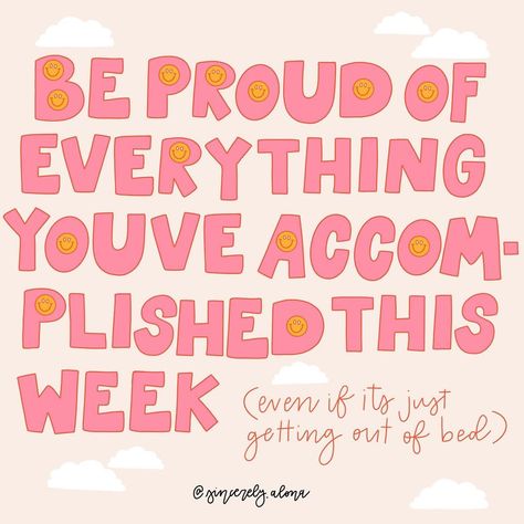 SINCERELY💗ALONA on Instagram: “Count all wins as BIG wins and give yourself a round of applause because you made it over the hump!! Whether you completed your to-do list…” Round Of Applause, Lovely Quote, Getting Out Of Bed, Proud Of You, To Do, Made It, To Do List, Novelty Sign, Quotes