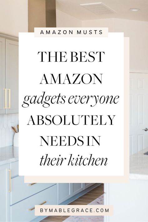 Not sure where to find the best Amazon kitchen gadgets? These 21 insanely useful Amazon kitchen gadgets will save so much time and make your life so much easier. This is the most helpful post for kitchen gadgets! Kitchen Cool Gadgets, Cool Cooking Gadgets, Best New Kitchen Gadgets, Best Home Gadgets, Useful Amazon Finds, Home Tech Gadgets, Cool Gadgets For Home, Best Amazon Home Finds, Cool Kitchen Features