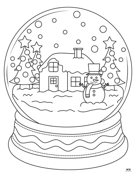 Get To Know You Coloring Sheet, Free December Coloring Pages, Snow Globe Crafts Preschool, Winter Holiday Coloring Pages, Snow Globe Drawing Ideas, Easy Coloring Pages Christmas, Snowglobe Coloring Page, Snow Globe Coloring Pages Free Printable, Coloring Pages Winter Free Printable