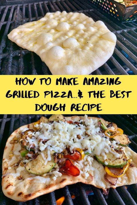 How To Grill Pizza, Grilled Pizza Dough, Grilling Pizza, Grilled Pizza Recipes, Pizza Grill, Grill Pizza, Pizza Lasagna, Pizza Roll, Grilled Dinner